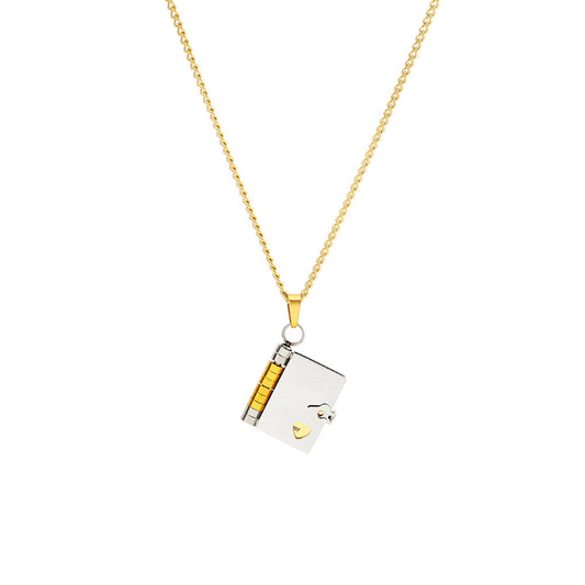 Gepersonaliseerde Boek Medaillon Ketting