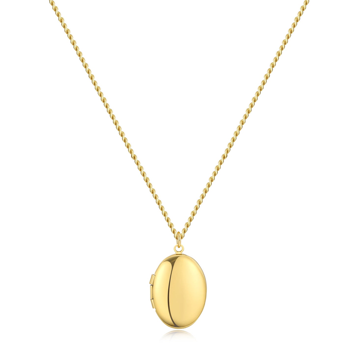 Medaillon Ketting met Initiaal