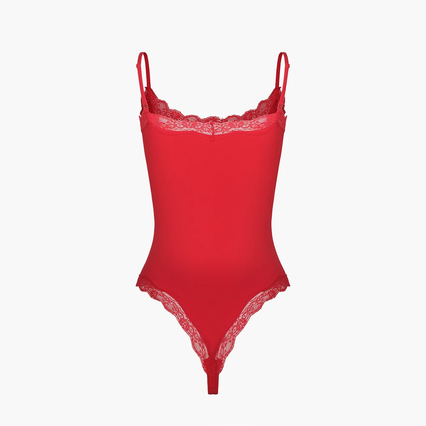 Bodysuit met kant en string