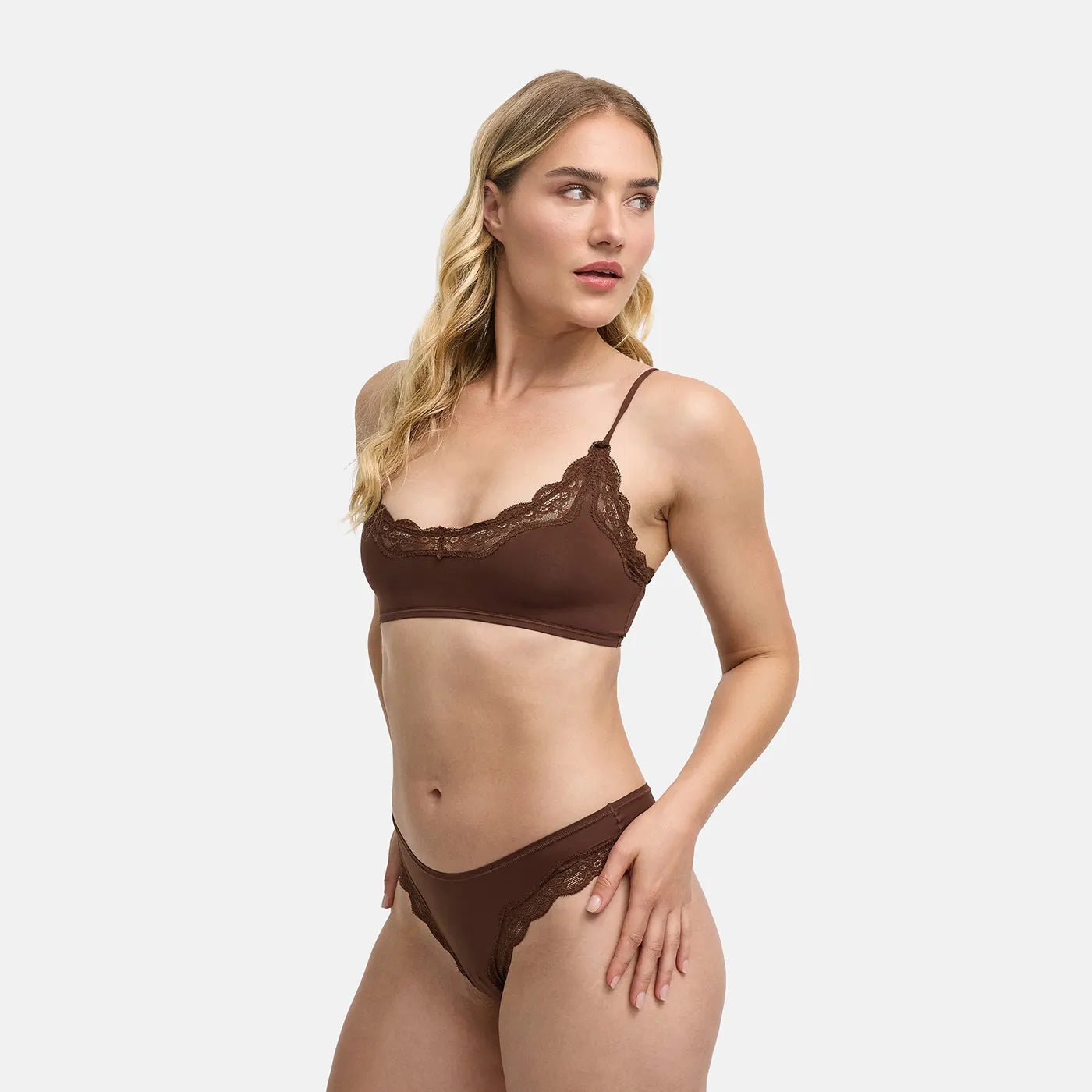 Bralette van kant zonder beugel