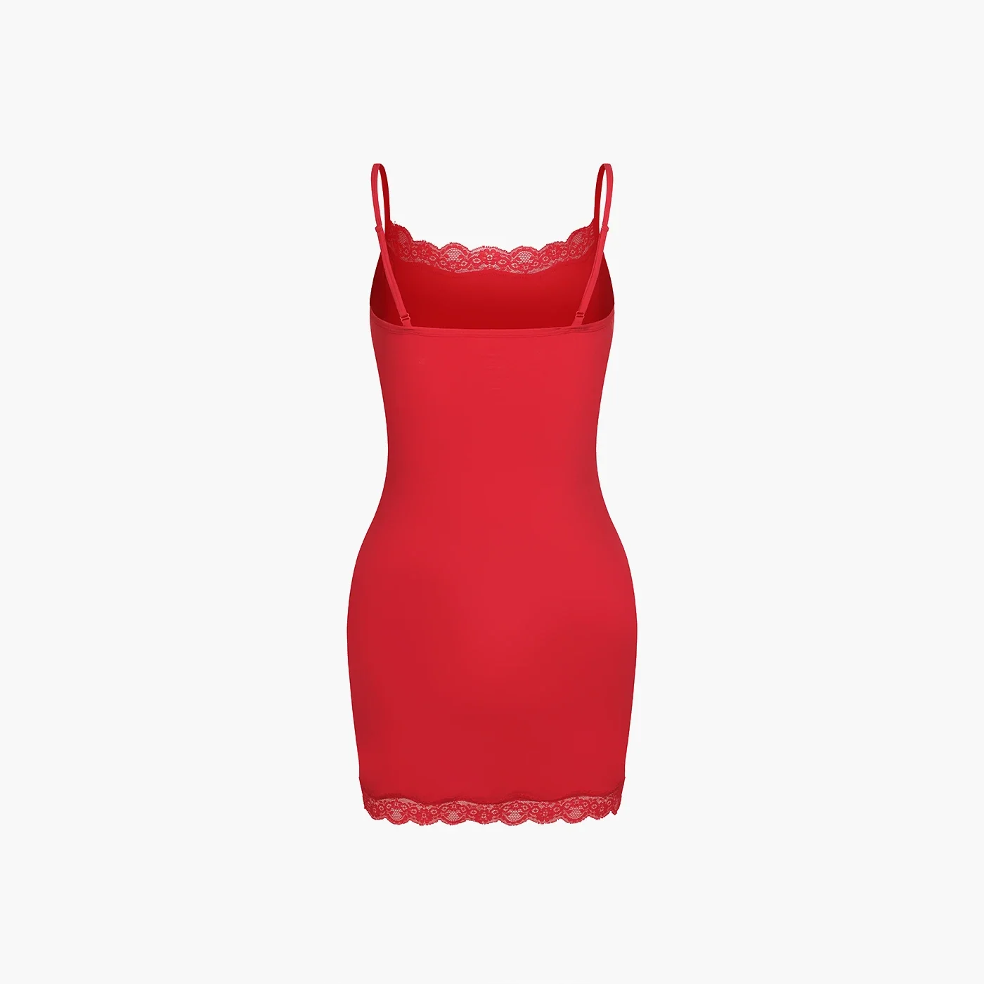 Camisole jurk met kant en verstelbare bandjes