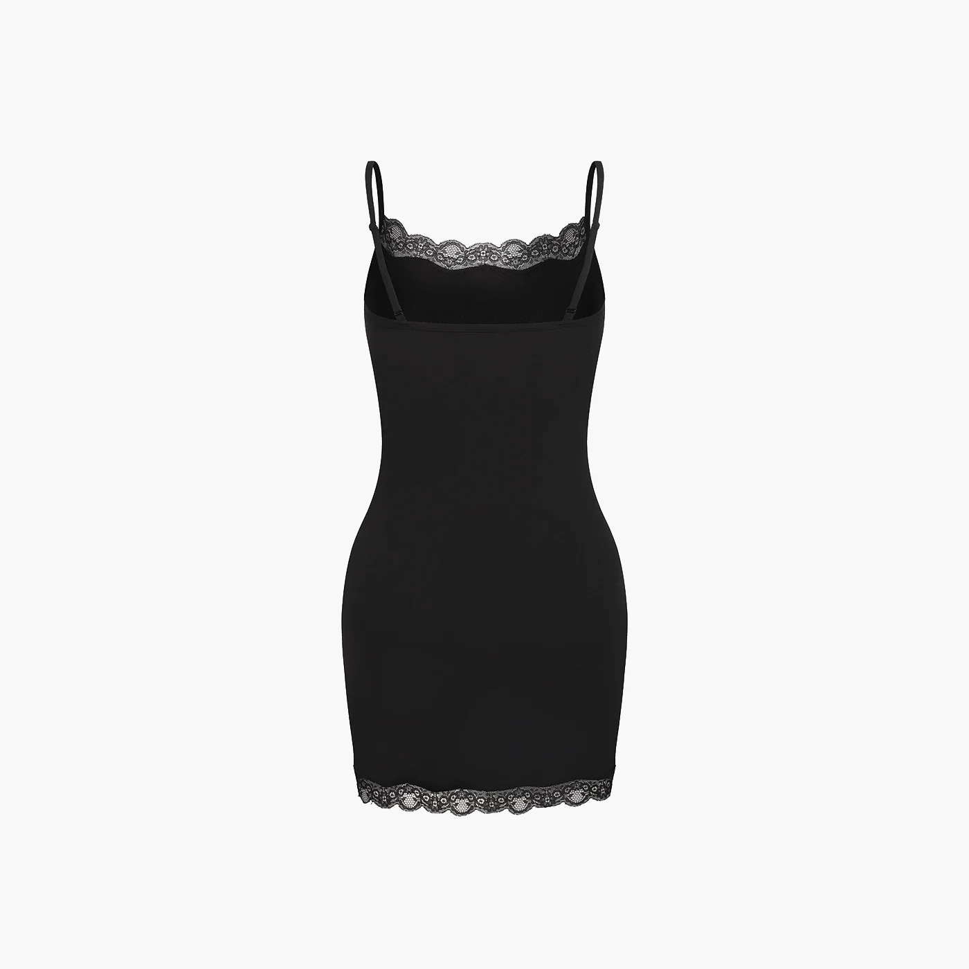 Camisole jurk met kant en verstelbare bandjes