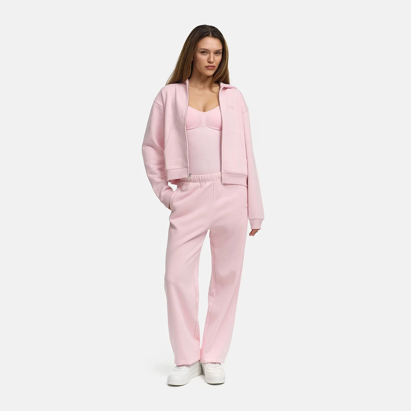 Relaxed fit hoodie met rits voor elke dag