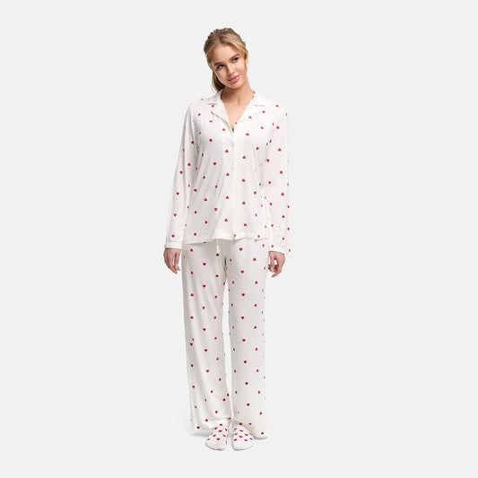 Pyjamabroek van zachte viscose