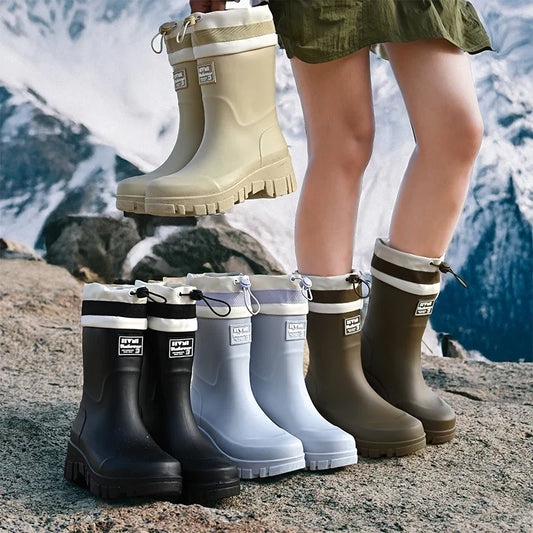 Waterdichte dames regenlaarzen in retrolook – Arlena