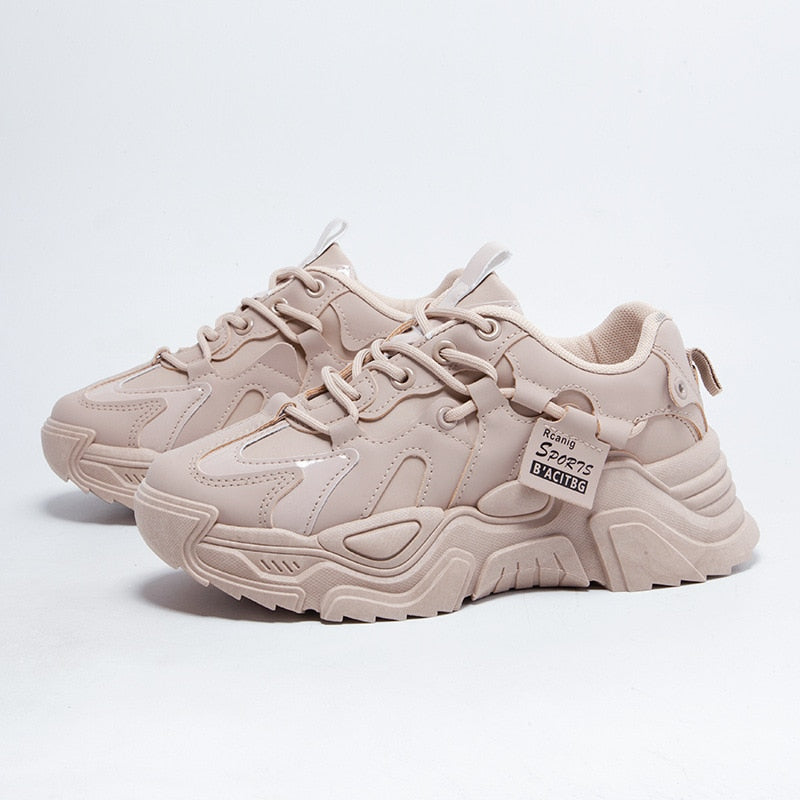 Chunky dad sneakers voor dames