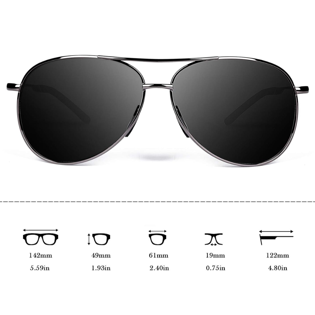 Gepolariseerde aviator zonnebril – Joey