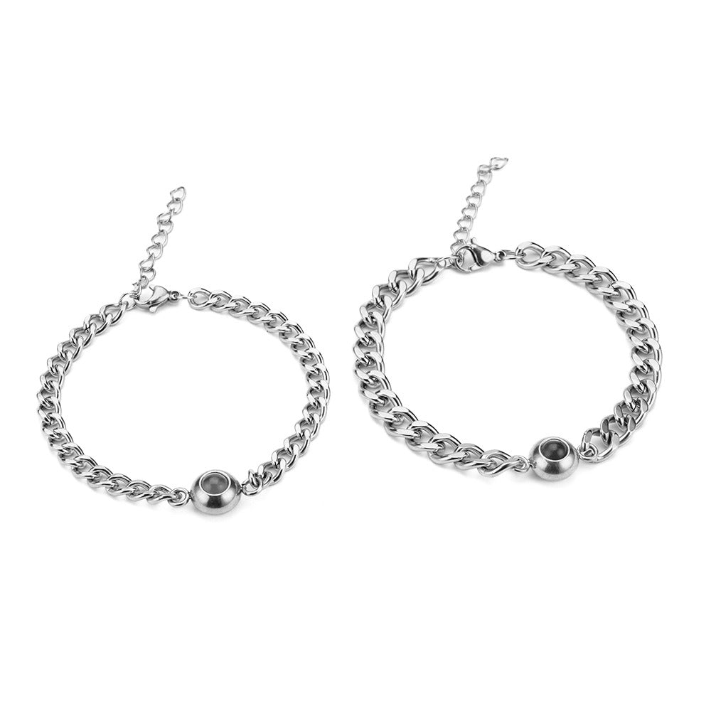 Sterling Zilveren Projectie Armbandenset