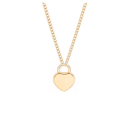 Hart Hanger Ketting met Initialen
