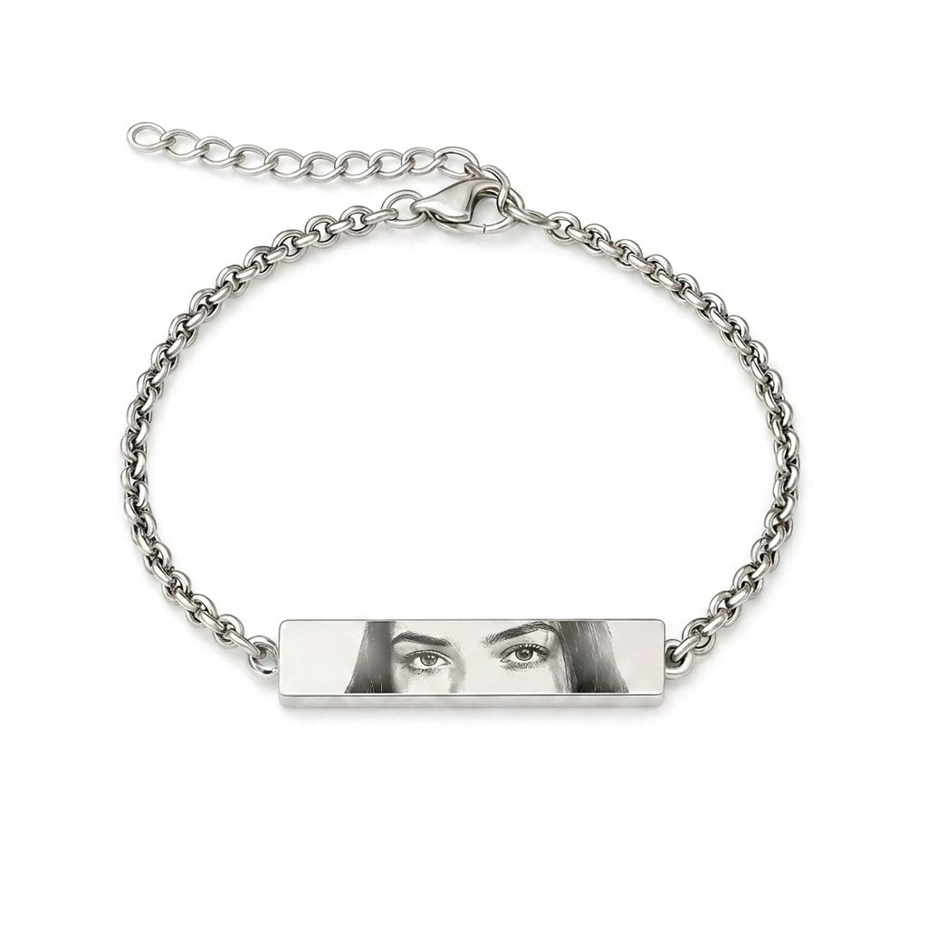 Armband met Gegraveerde Ogen Foto