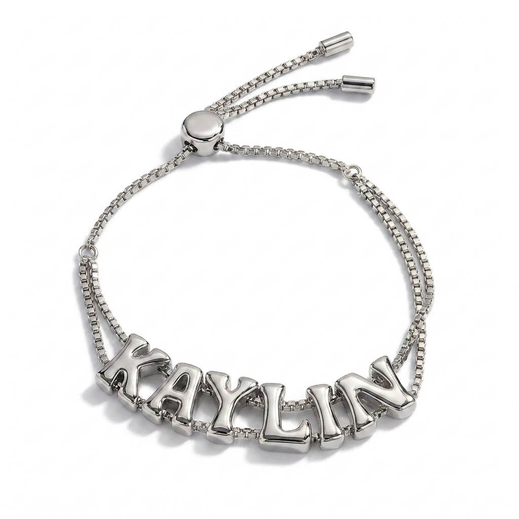 Armband met Bubbelletters