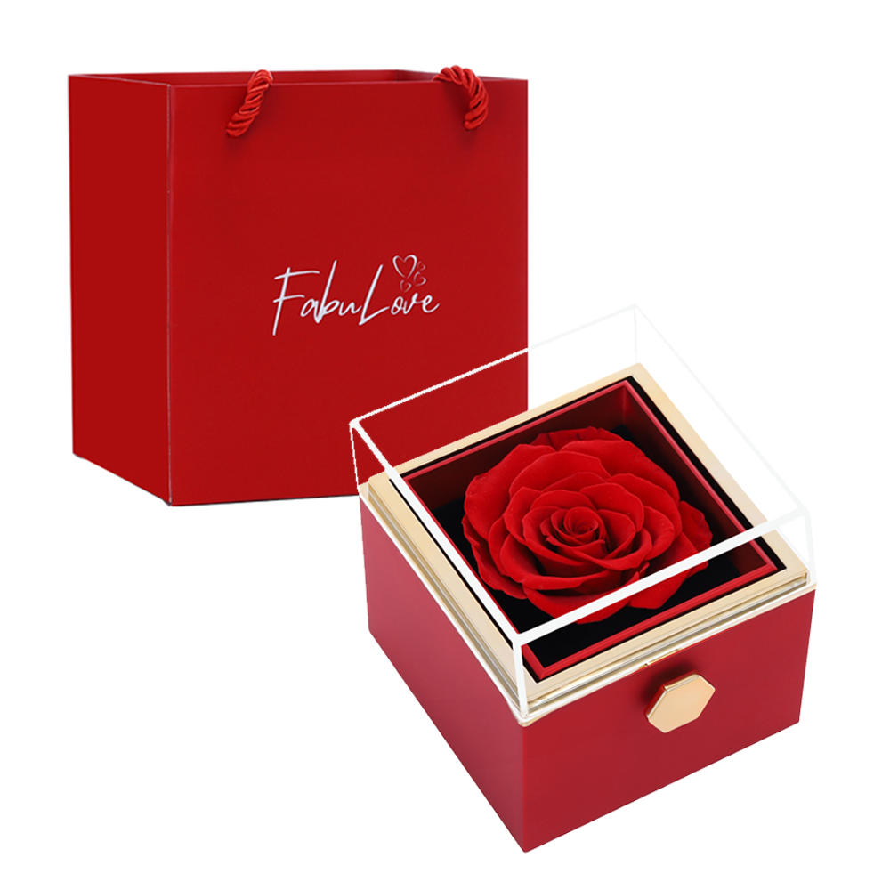 Draaiende Eeuwige Rozenbox