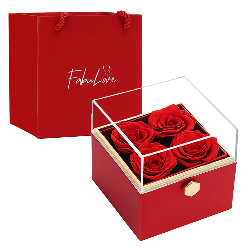 Draaiende Eeuwige Rozenbox