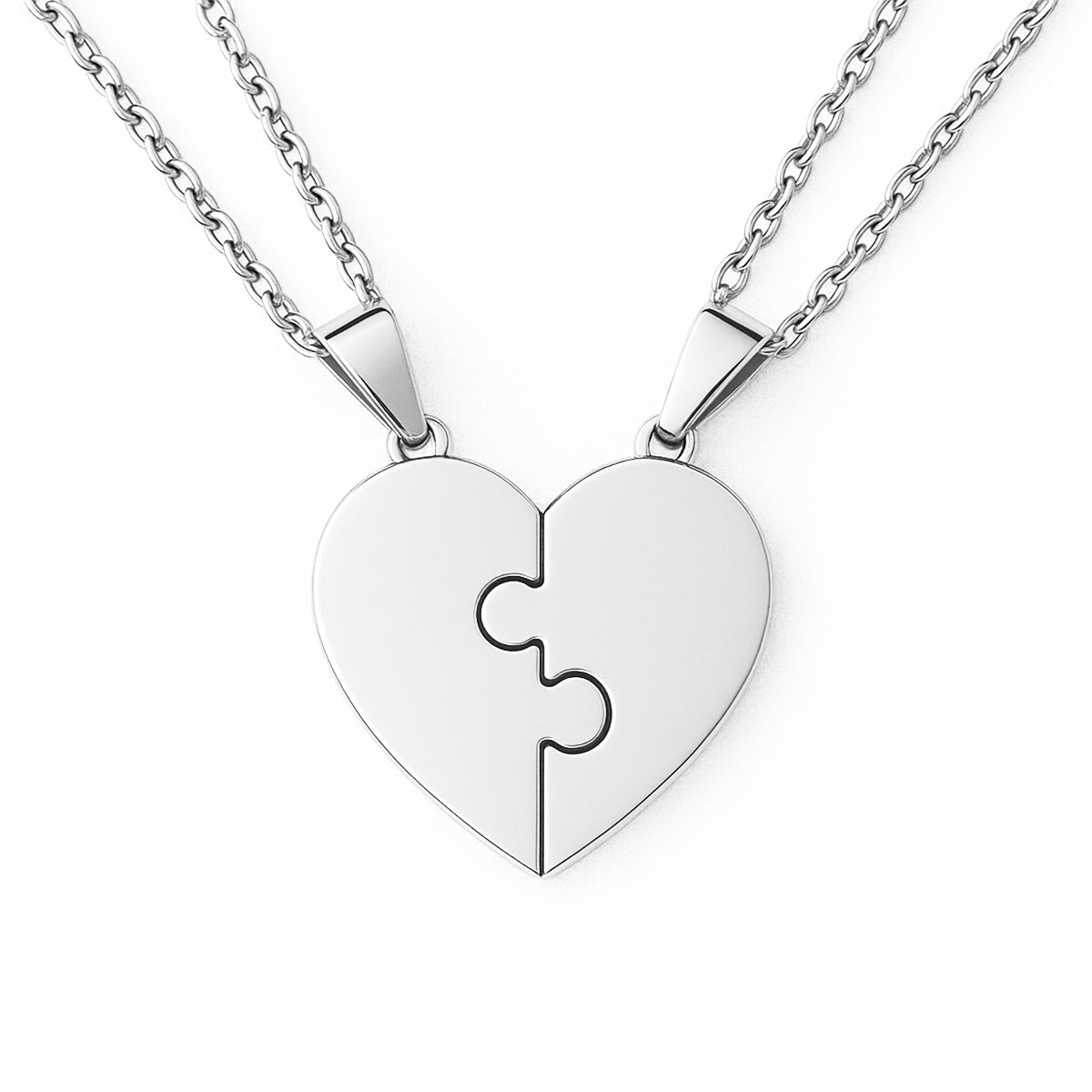 Puzzelhart Ketting