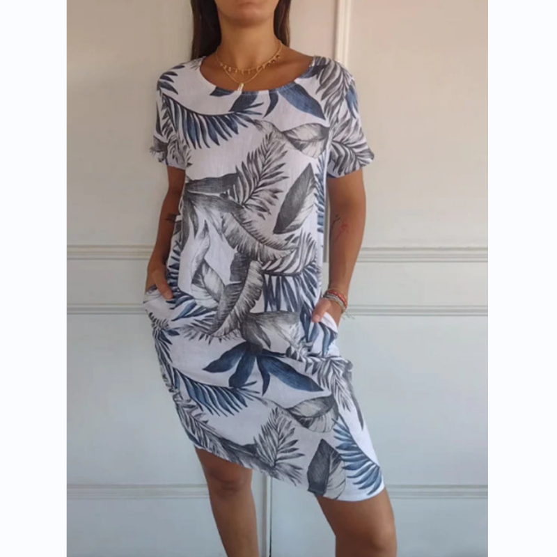 Zomerjurk met bloemenprint – Elvira