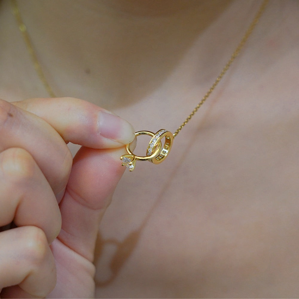 Belofte Ring Ketting