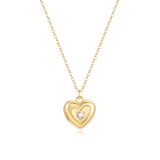 Isabella Hart Medaillon Ketting