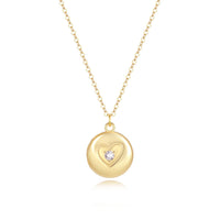 Isabella Rond Medaillon Ketting