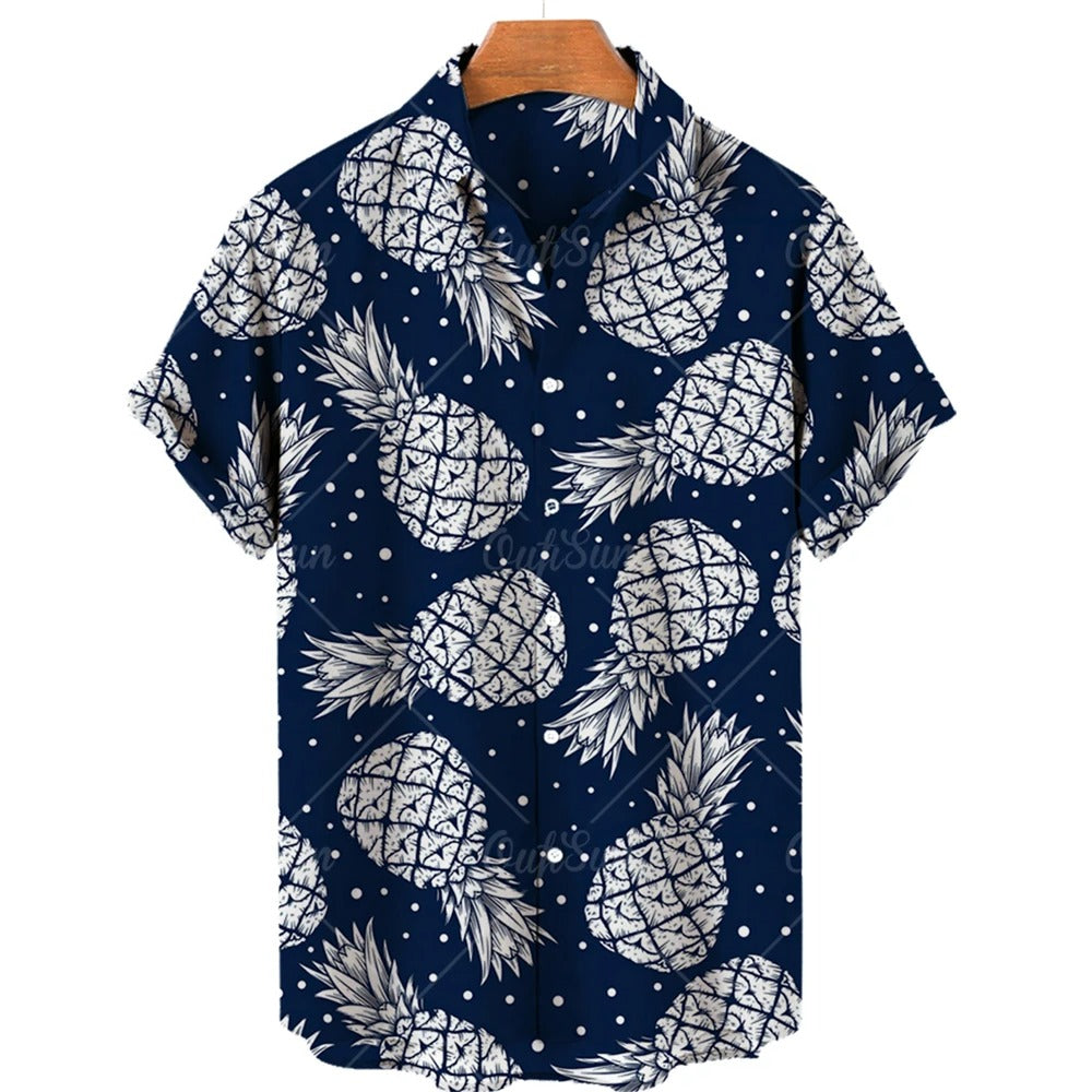 Hawaii overhemd met tropische print – Mateo