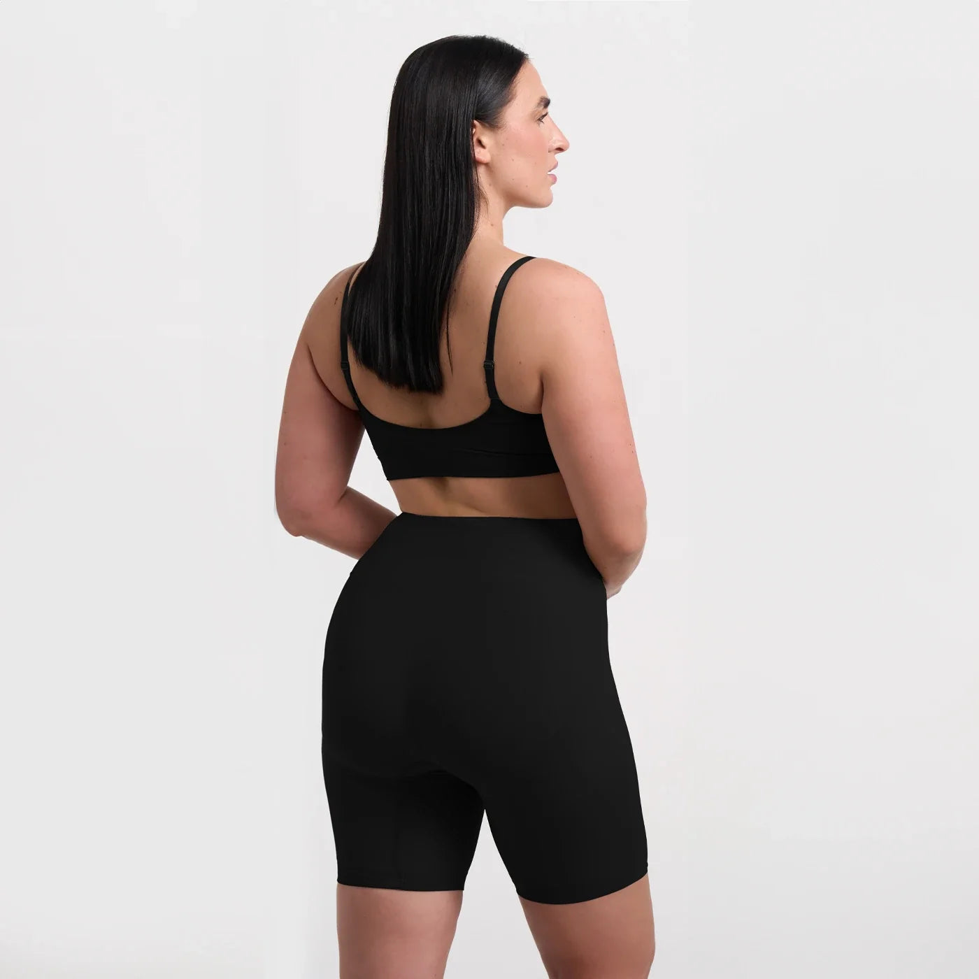 Naadloze shaping short met langere pijp