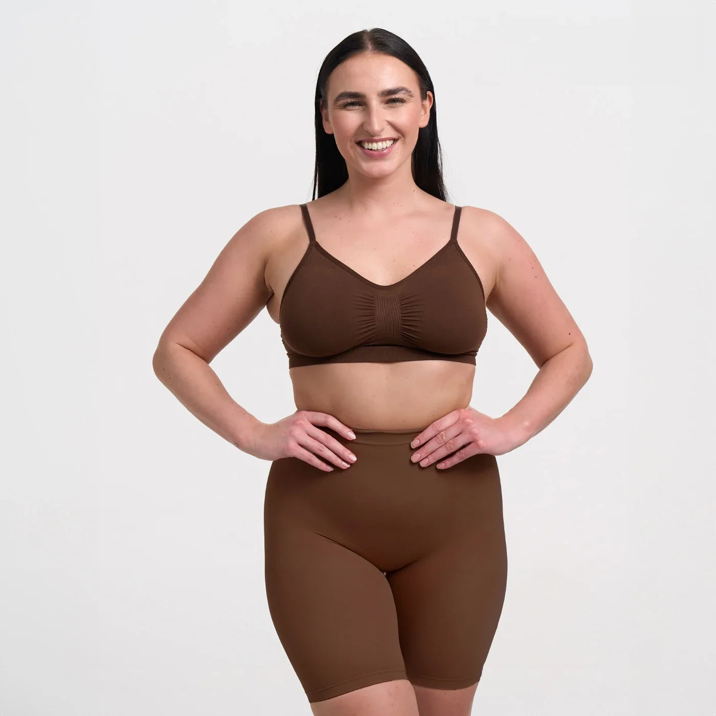 Naadloze shaping short met langere pijp