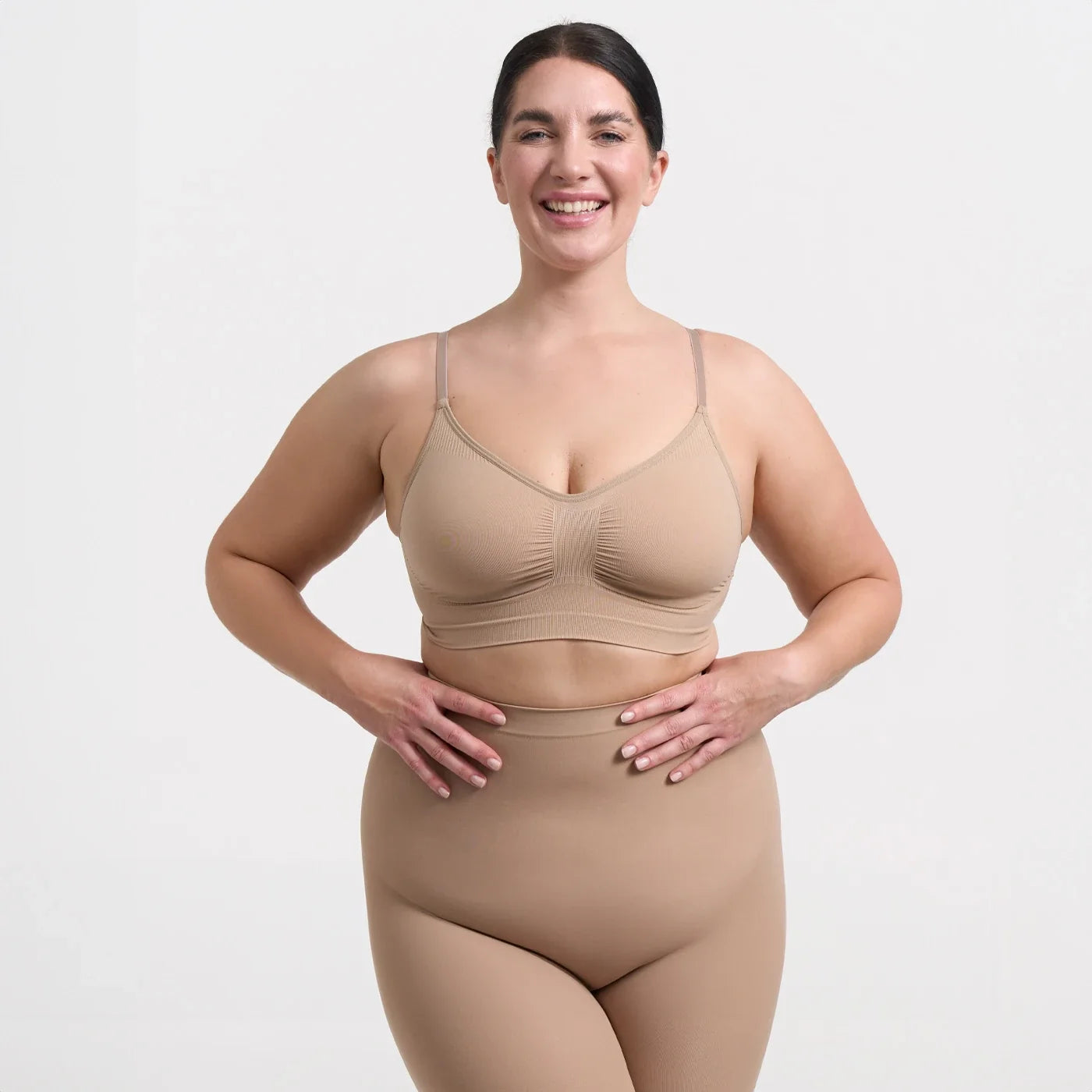 Naadloze shaping short met langere pijp