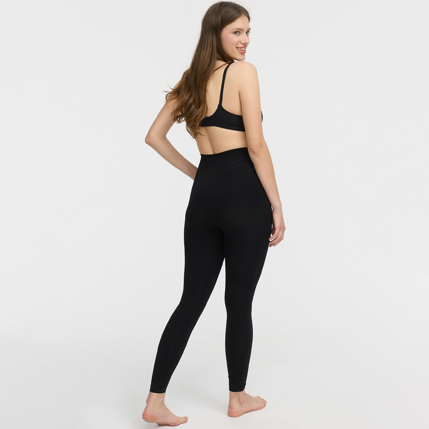 Naadloze shaping legging met hoge band