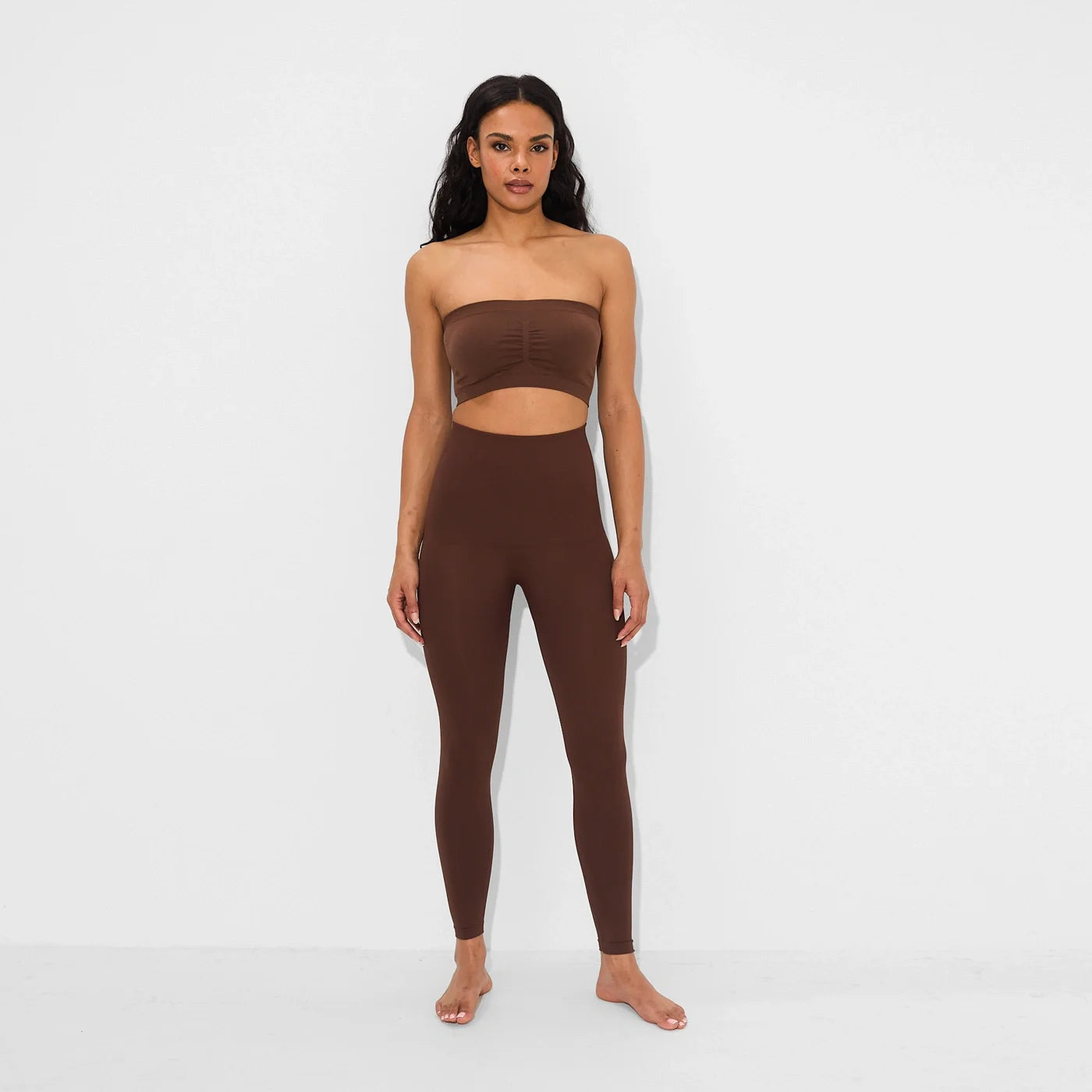 Naadloze shaping legging met hoge band