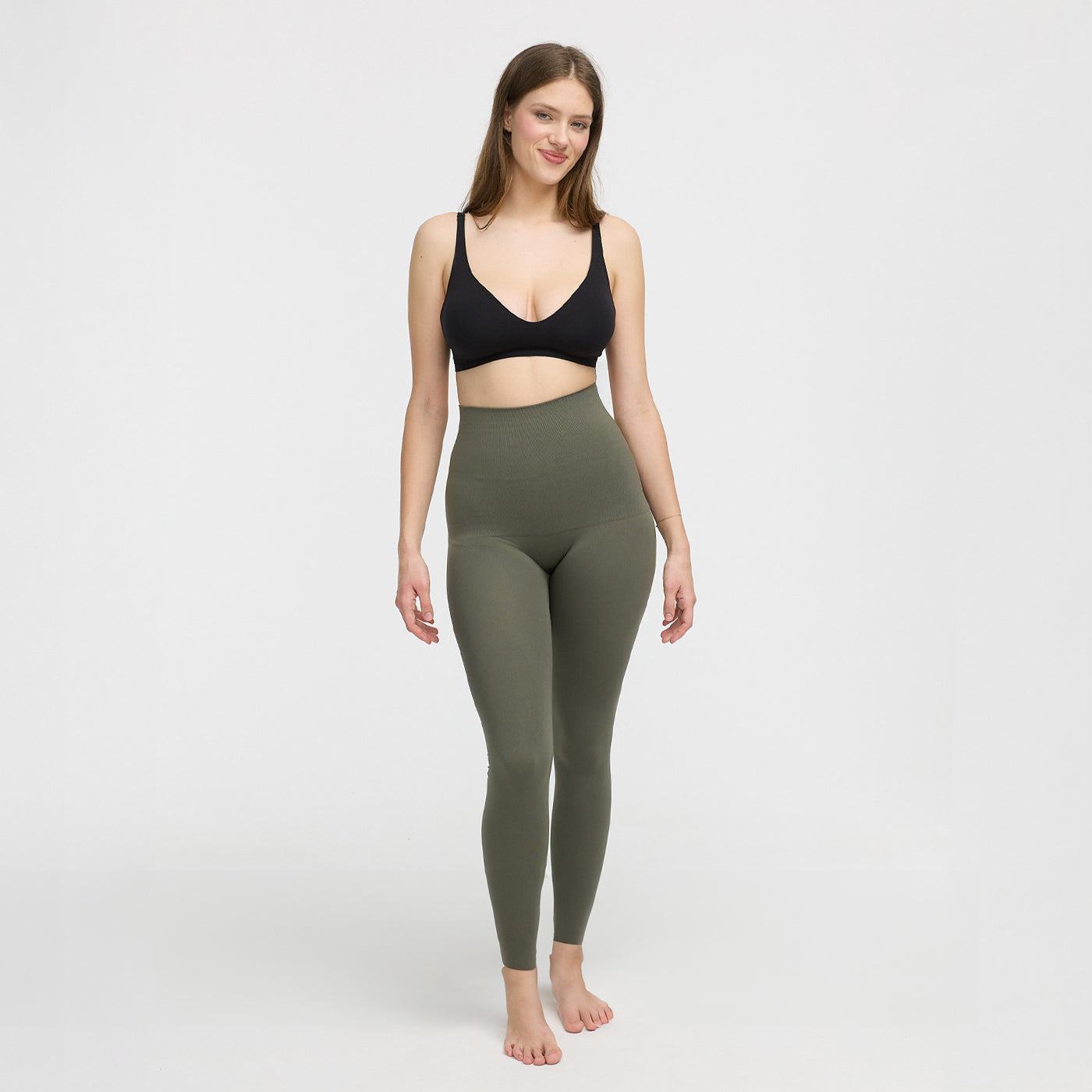 Naadloze shaping legging met hoge band