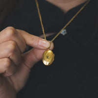 Medaillon Ketting met Initiaal