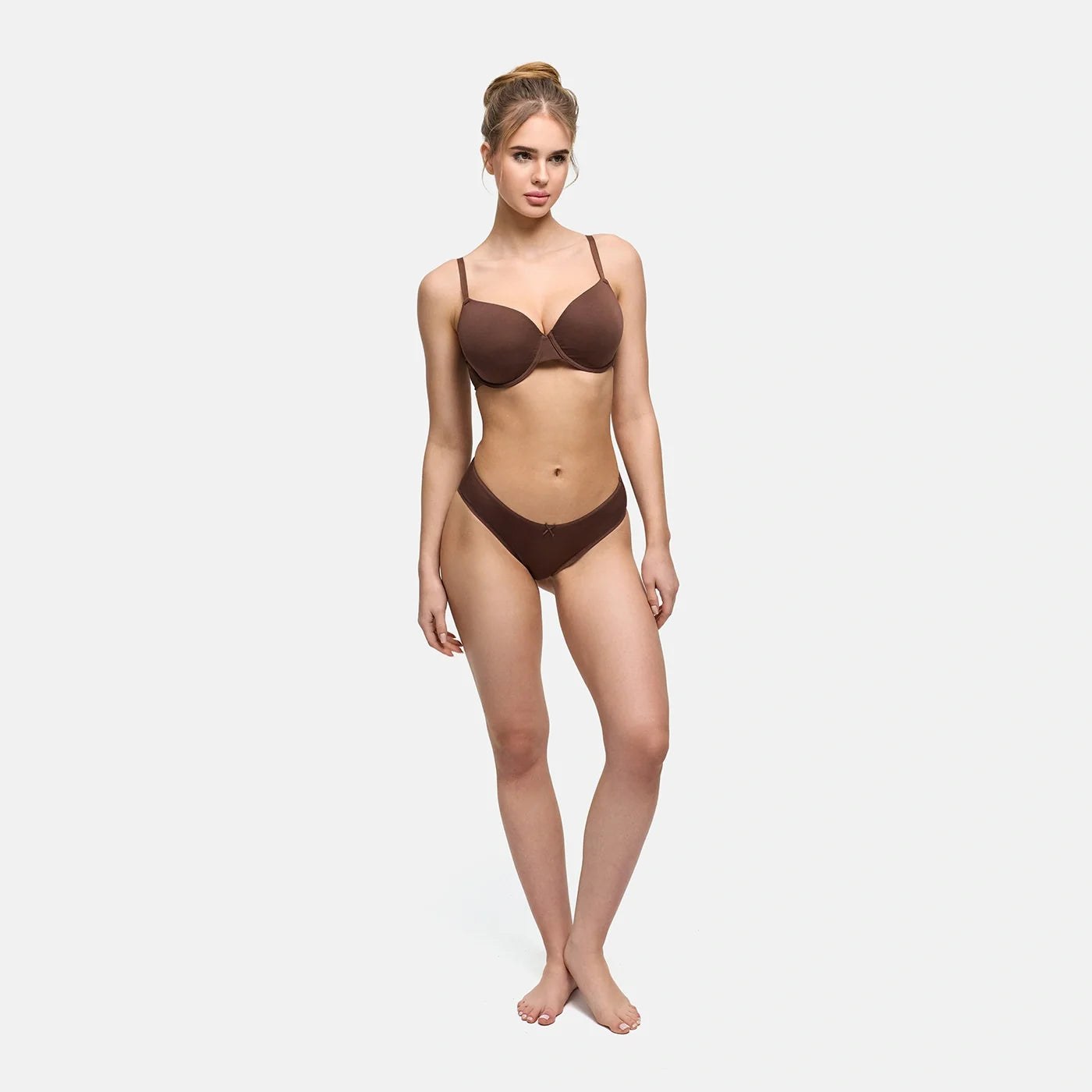Katoenen basic slip met middelhoge band