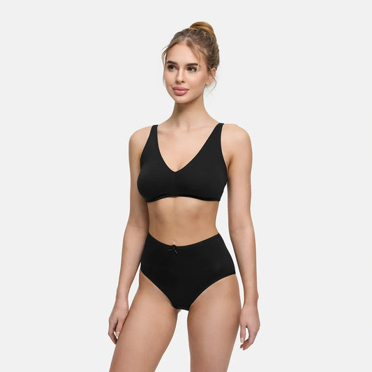 Katoenen high waist slip | 3-pack