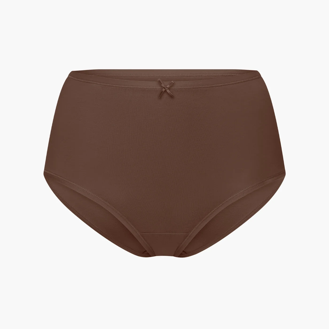 Katoenen high waist slip met hoge band