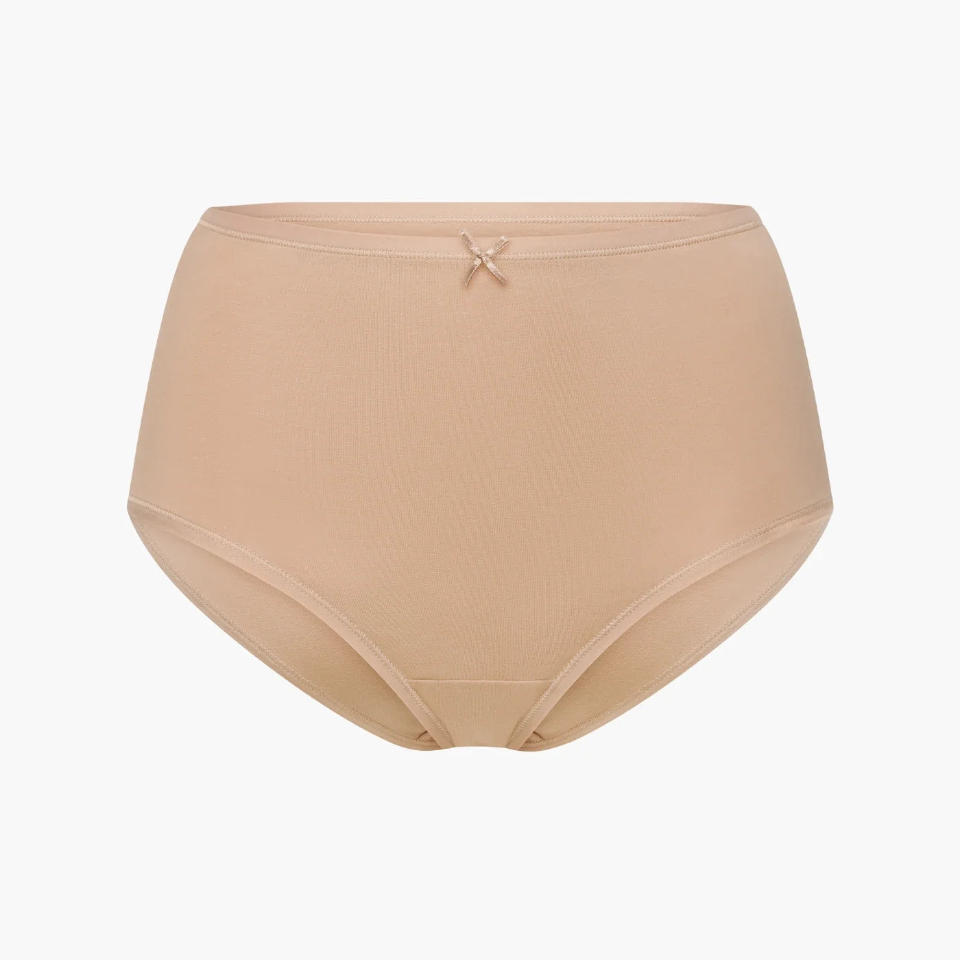 Katoenen high waist slip met hoge band