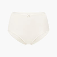 Katoenen high waist slip met hoge band