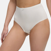 Katoenen high waist slip met hoge band