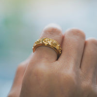 Zon en Maan Fidget Ring