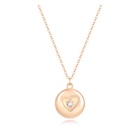 Isabella Rond Medaillon Ketting