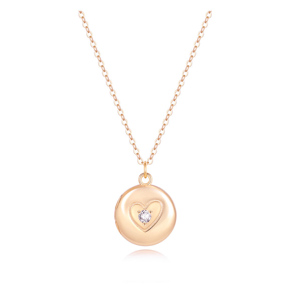 Isabella Rond Medaillon Ketting