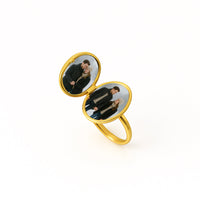 Ovale Medaillon Ring