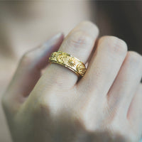 Zon en Maan Fidget Ring