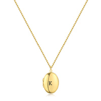 Medaillon Ketting met Initiaal