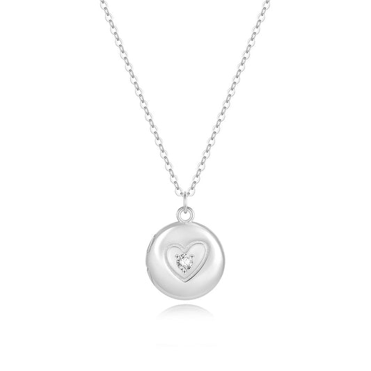 Isabella Rond Medaillon Ketting