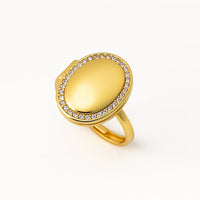 Ovale Medaillon Ring