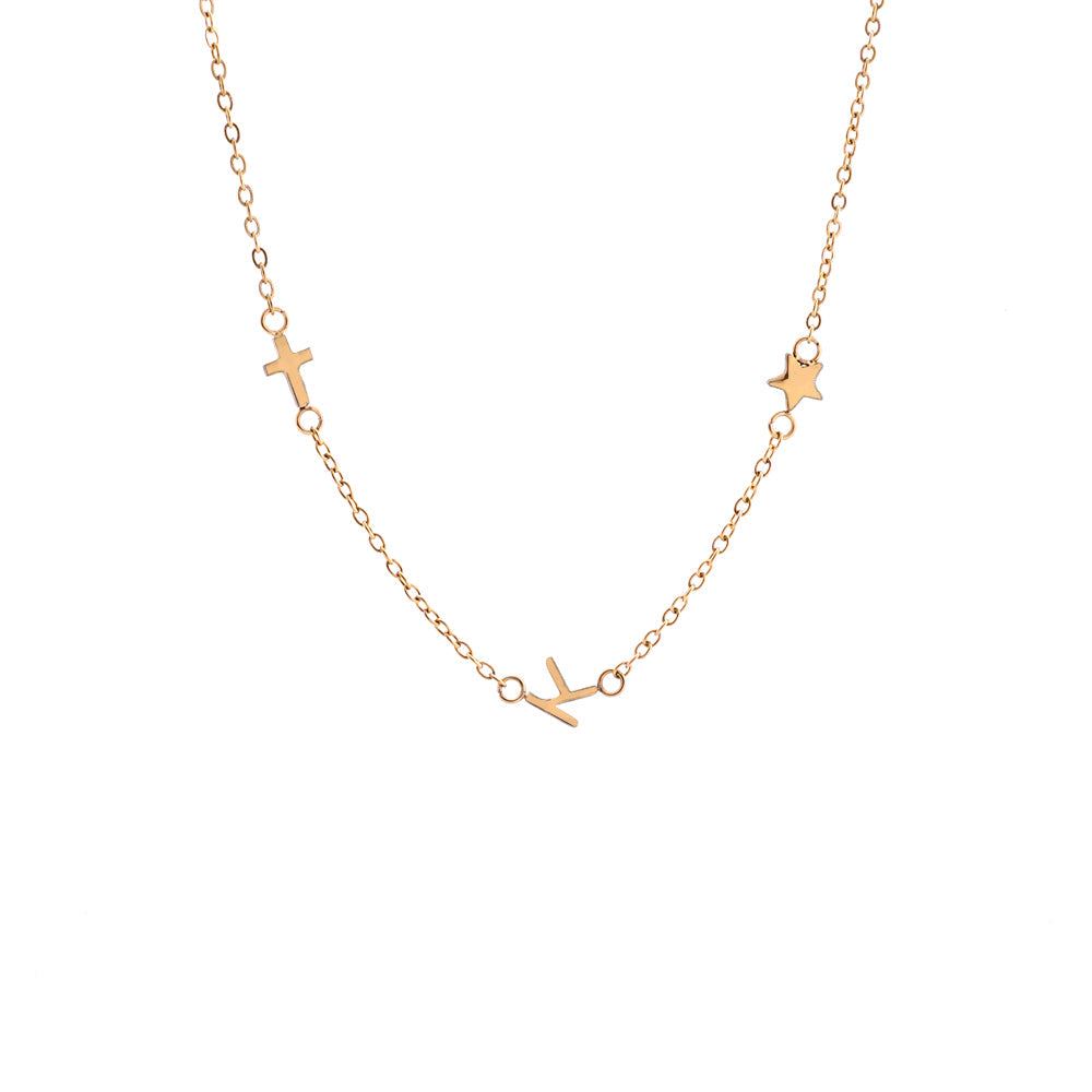 Fijne Ketting met Drie Hangers