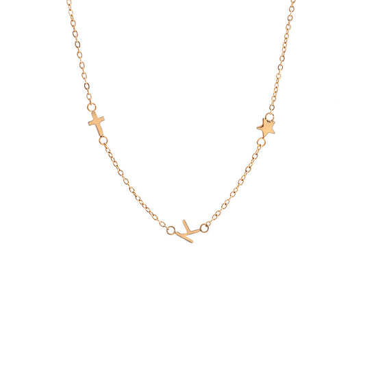 Fijne Ketting met Drie Hangers