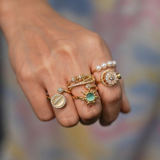 Opaal Fidget Ring
