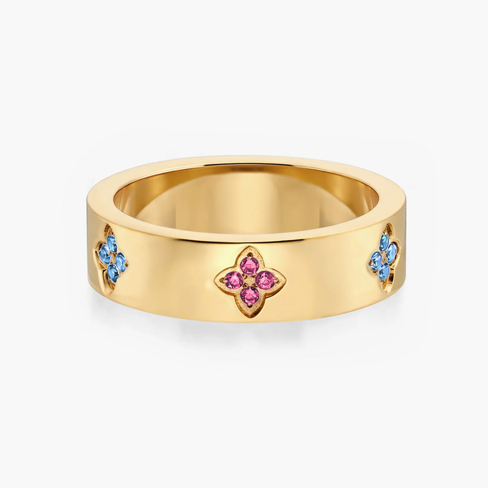 Fleur Geboortesteen Ring