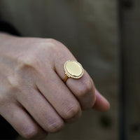 Ovale Medaillon Ring