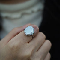 Ovale Medaillon Ring
